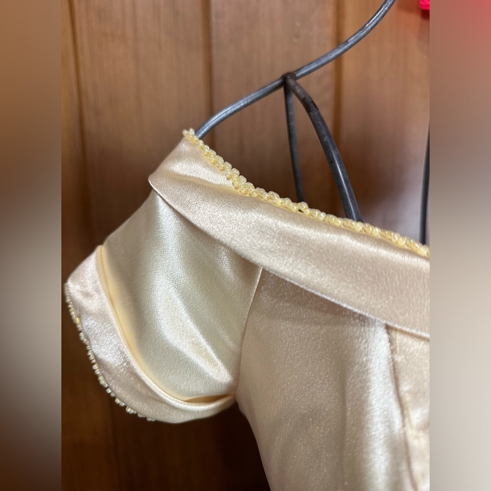 VINTAGE yellow gown, small - Picture 3 of 16